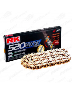 Cadena Moto EK Chain 520-118 Gold